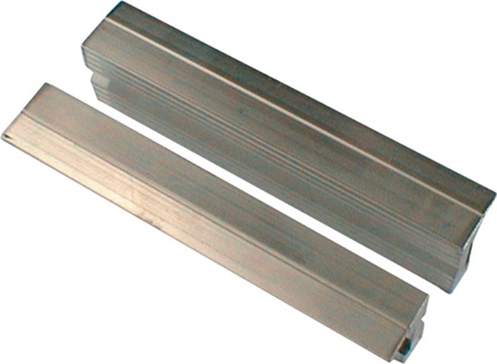 47/5 N 180 HAARHAUS Aluminium beschermbekken ribbelprofiel voor bankschroef bekbreedte 180mm