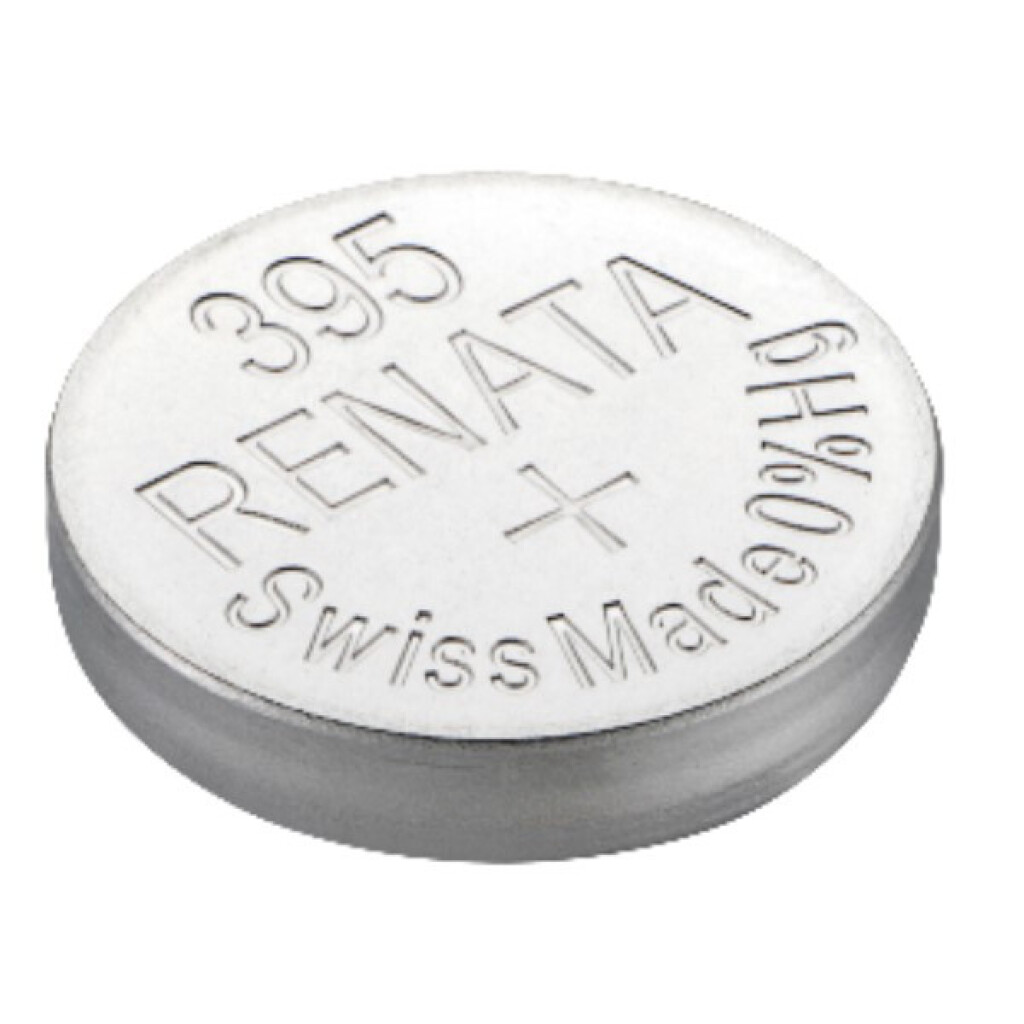 395 Renata Knoopcel batterij 1,55V SR926 55mAh Zilveroxide 9,5x2,7mm