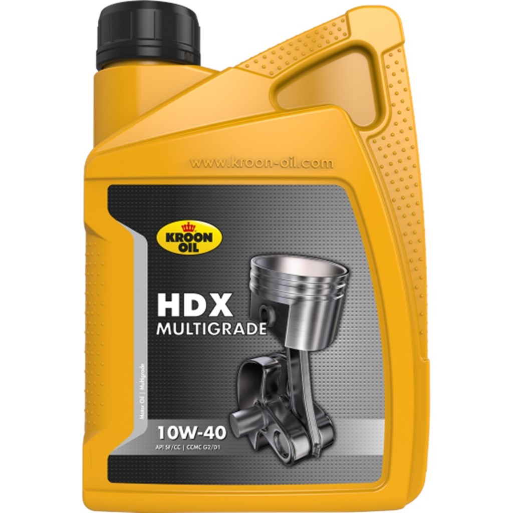 HDX 10W-40 Kroon-Oil Minerale motorolie 1ltr flacon