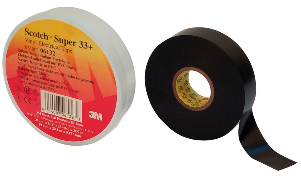 PVC tape SUPER 33+ 3/4INX66FT ELECTRCL T.100RL/CT