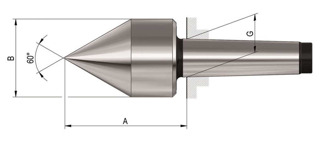 Pijpcenter type 627-274 MK4 60 graden bereik 0-64 mm