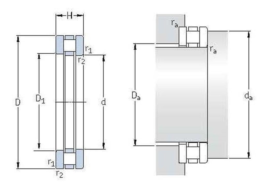 81232 M SKF Cilindertaatslager