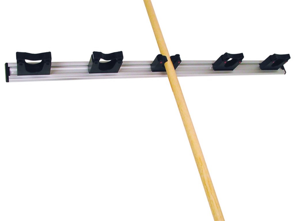 Toolflex wandstrip 90cm met klemmen zwart 3x 20/30 + 2x 30/40