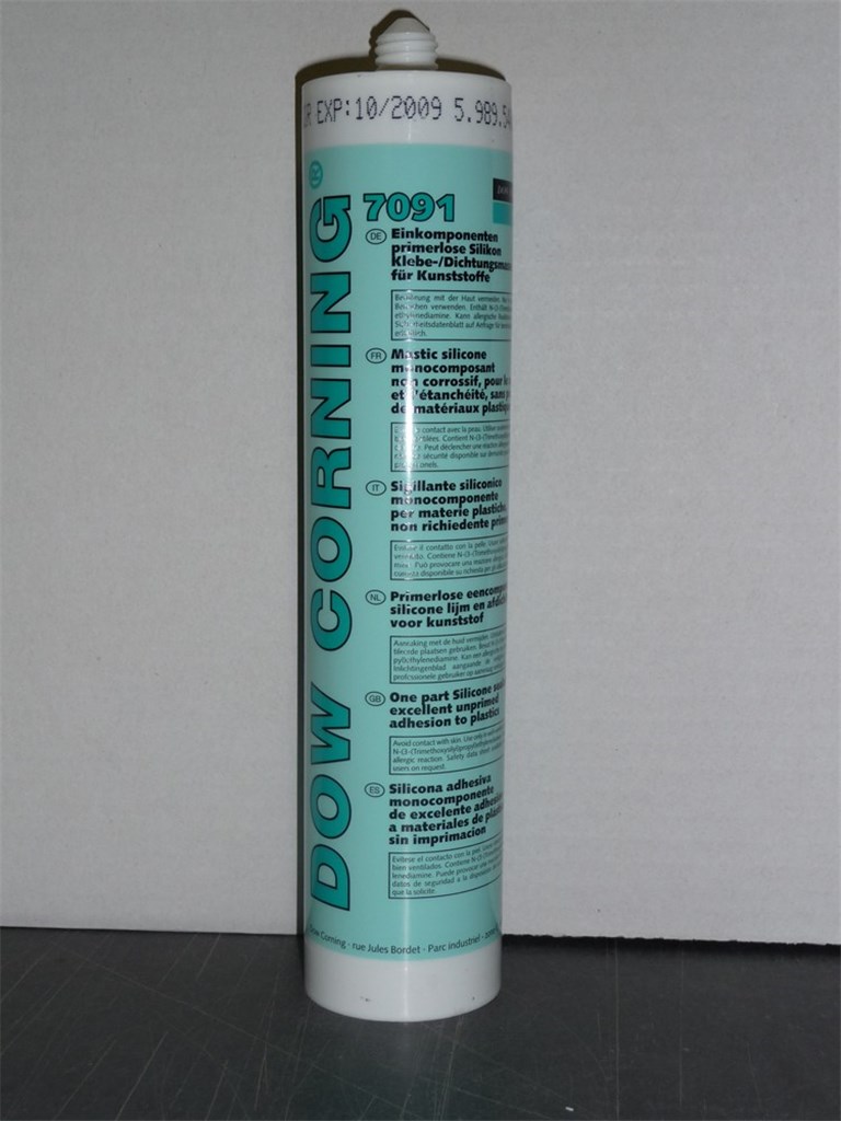 Dow 7091 Wit Siliconenkit, Patroon 310 ml