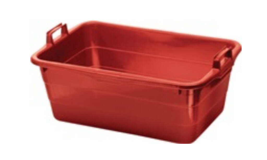 Kuip PE rood 620x425x250mm