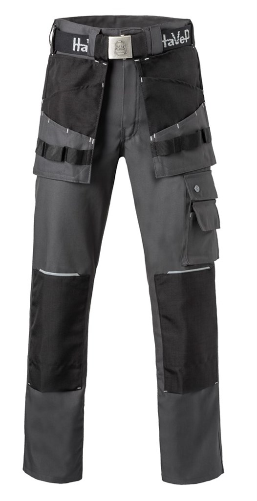 8730-042CYT--57 HAVEP Werkbroek Worker.pro steenkoolgrijs/zwart maat 57