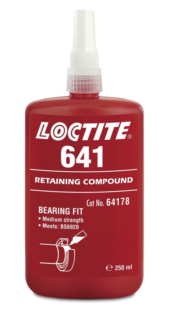 641 Loctite Bearing Fit, 250ml.