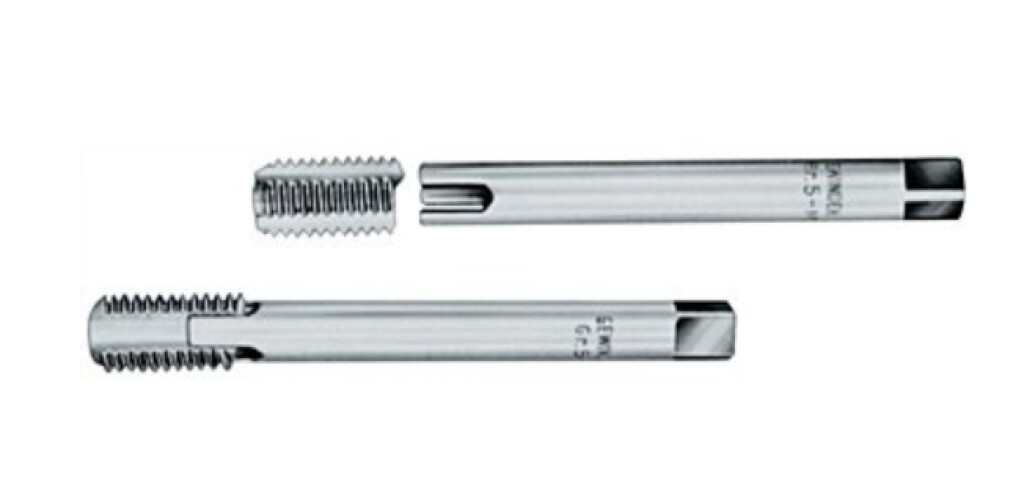 Tapeinduithaler Maat 2 voor M5 resp. 3/16inch type 3 voor draadtap met 3 groeven