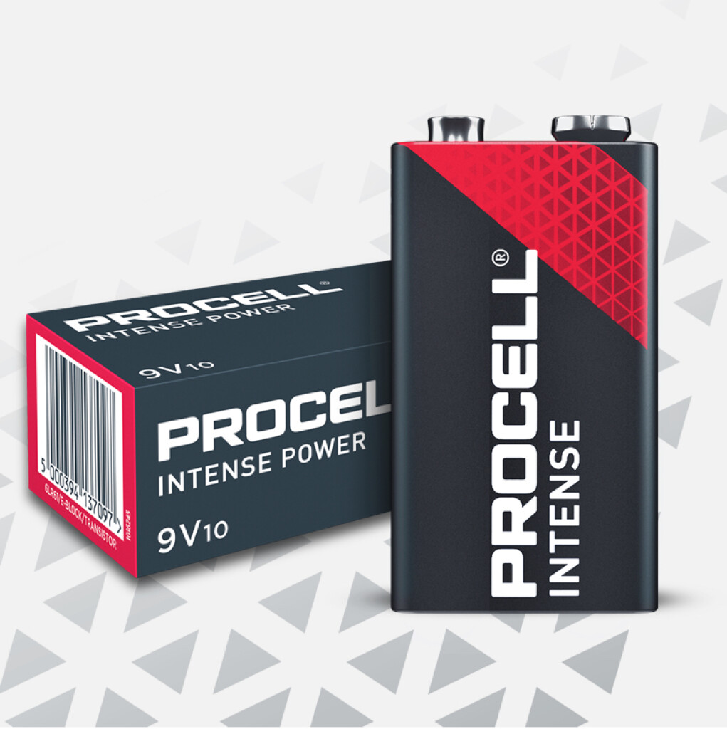PX1604 (6LR61) PROCELL Alkaline Intense Power 9V E-block batterij