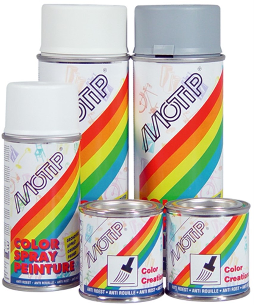 MoTip 01612 Colourspray Primer Grey, spuitbus 400 ml