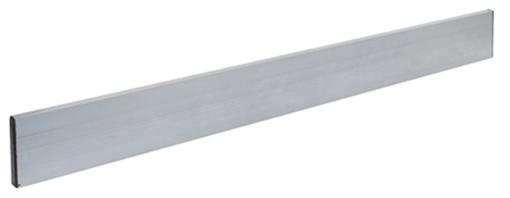 Richt-/reilat lengte 1500 mm met center en einddoppen