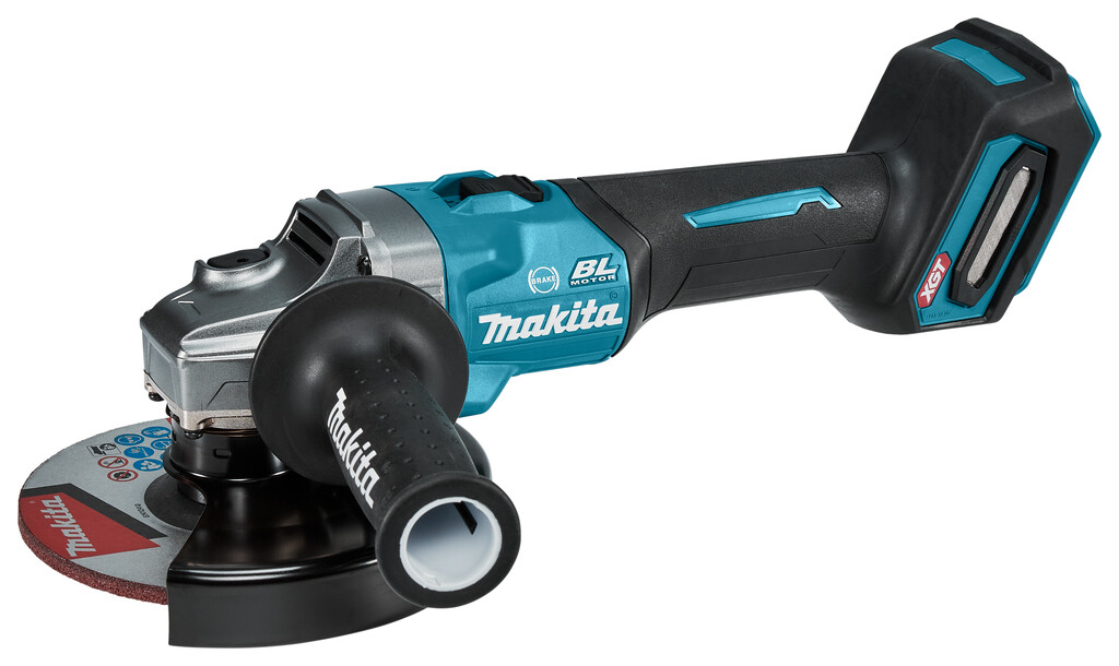 GA035GZ Makita 40V Max Haakse slijper 150mm Zonder accu's en lader, in doos, met vastzetschakelaar