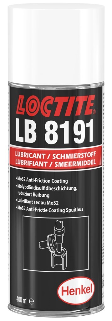 LB 8191 Loctite spuitbus MoS2 Anti-frictie (droge coating) (vh Loctite 8191), 400ml.