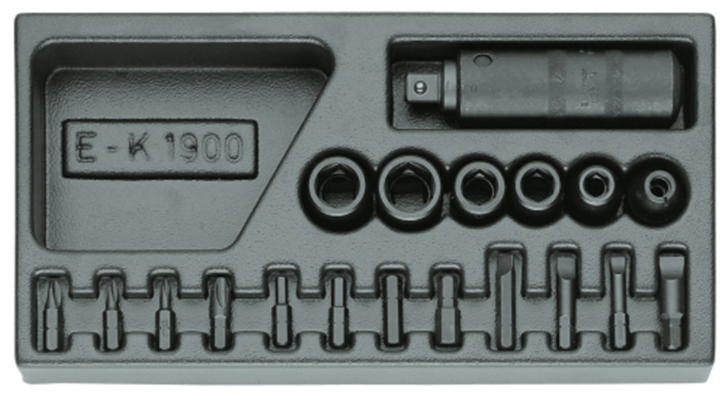 SlagSchroevendraaier-set 1500 ES-K 1900