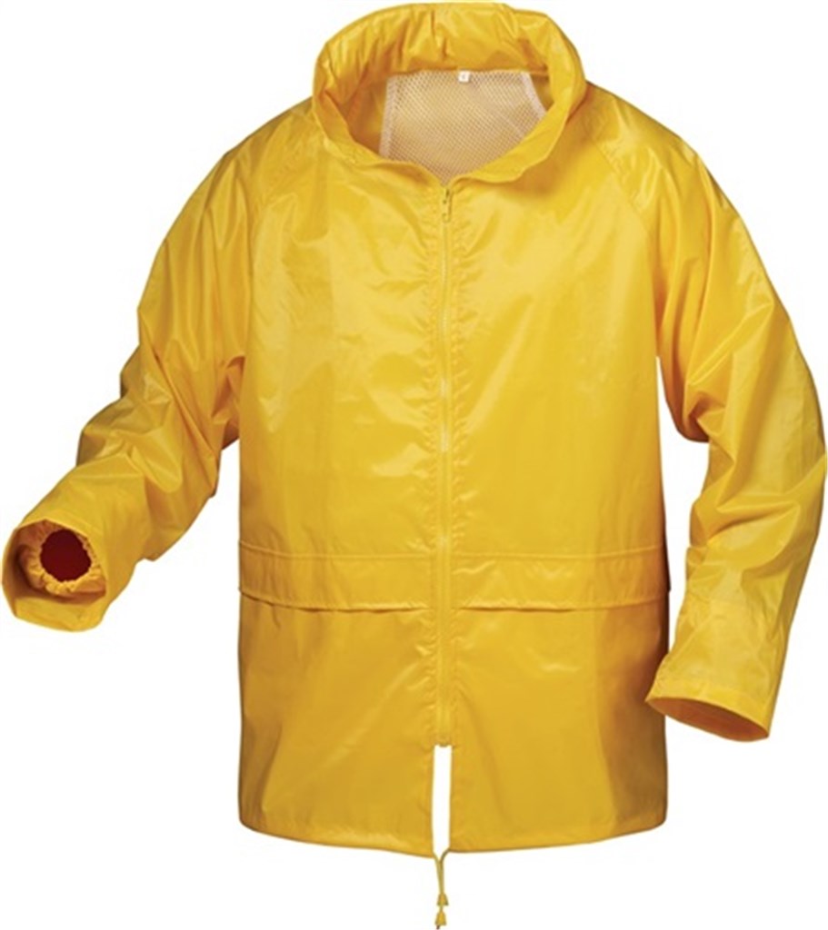 CRAFTLAND Regenjack Herning geel maat M 100% nylon
