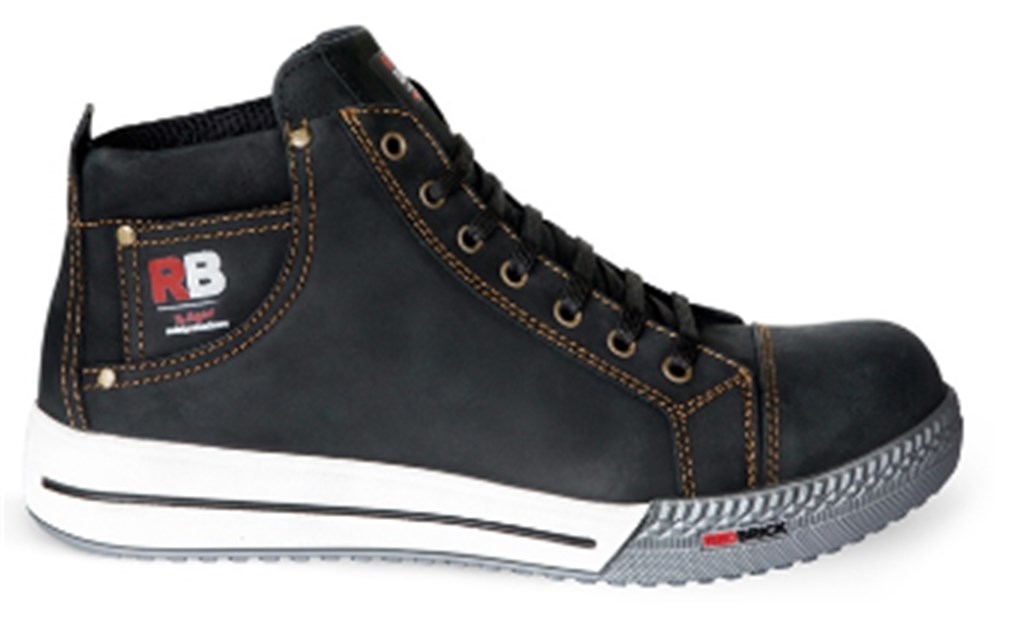 Gold mt.48 Redbrick S3 model hoog, unisex veiligheidsschoen zwart SRC