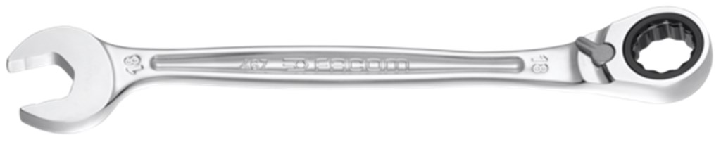 467B.18 Facom anti-slip ringratel-steeksleutel metrisch, 18mm