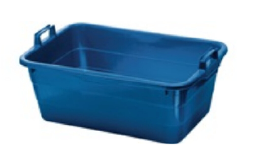 Kuip PE blauw 620x425x250mm