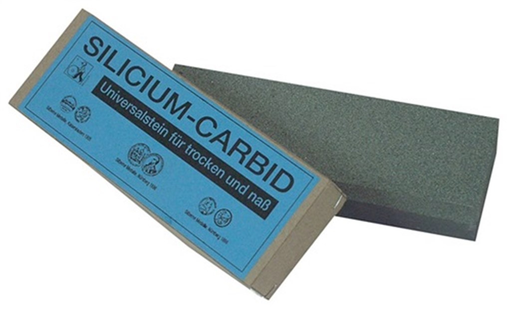 Slijpsteen L150xB50xH25mm siliciumcarbide in doos