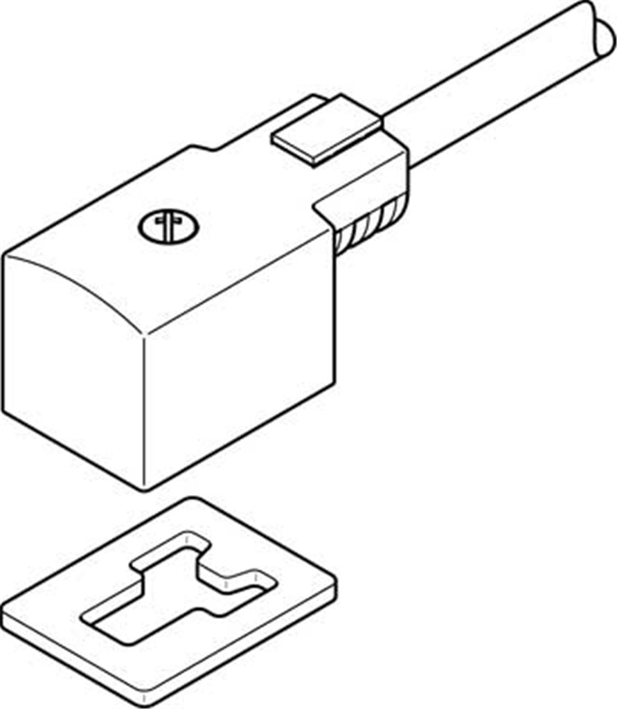 KMV-1-24DC-5-LED FESTO 30941 Connector met kabel