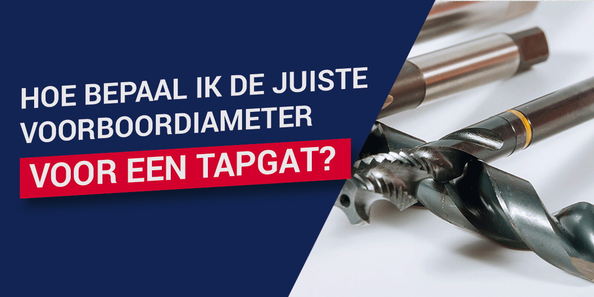 Hoe bepaal ik de juiste voorboordiameter voor een tapgat?