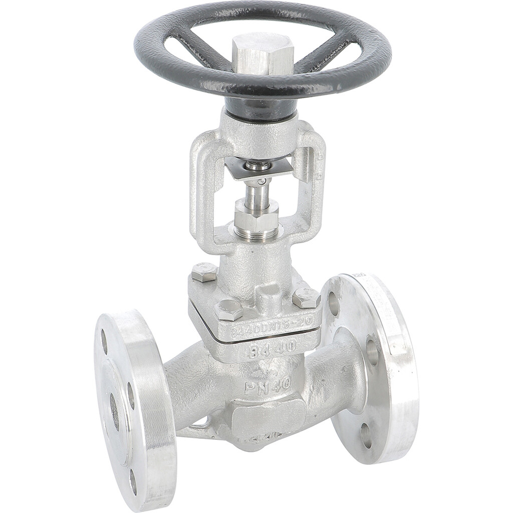 Basic 472 DN80 PN16 ICP RVS balgafsluiter RF CF8M/ met RVS balg