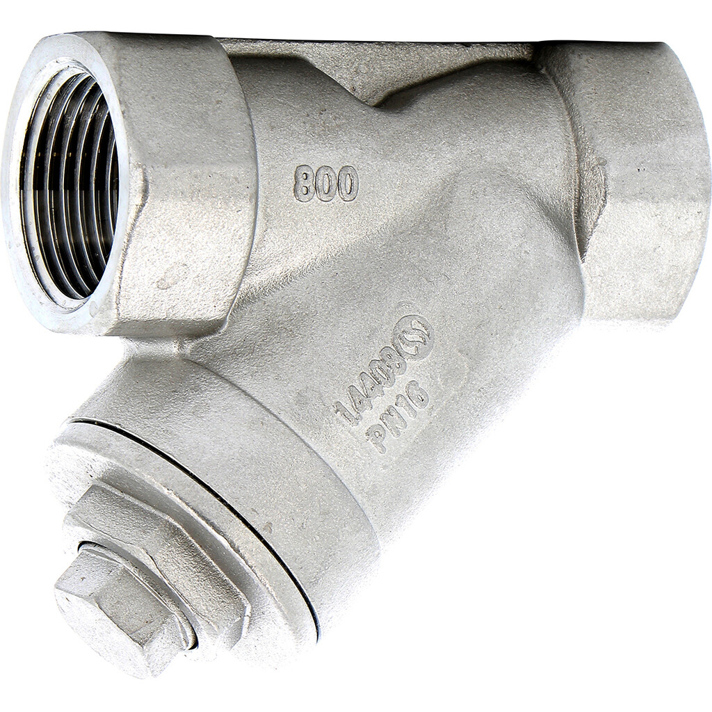 Basic 230 3/4" bsp Sferaco rvs Y-filter bi/bi CF8M huis / F304 filterinzetstuk 