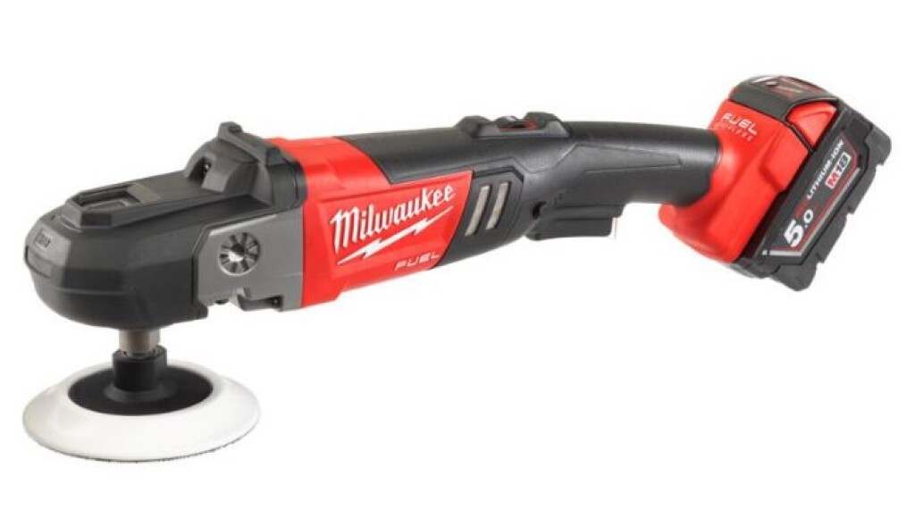 M18 FAP180-502X Milwaukee M18 FUEL™ polijstmachine 5,0 Ah accu (2 st) en lader