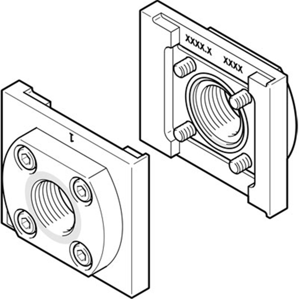 PAML-CP-90-HP3-G1 Festo 1651543 Aansluitplaat