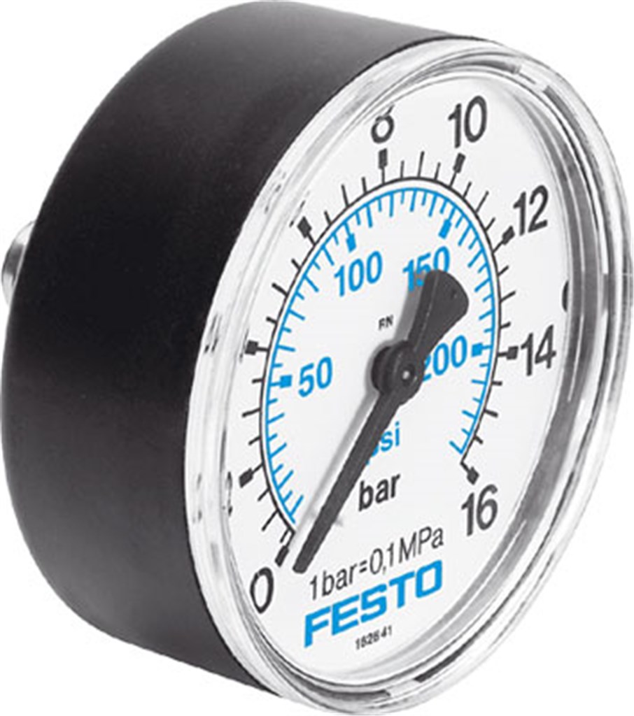 MA-50-16-1/4 FESTO 356759 Manometer kast 50mm ABS 0 t/m 16bar G1/4" achteraansluiting