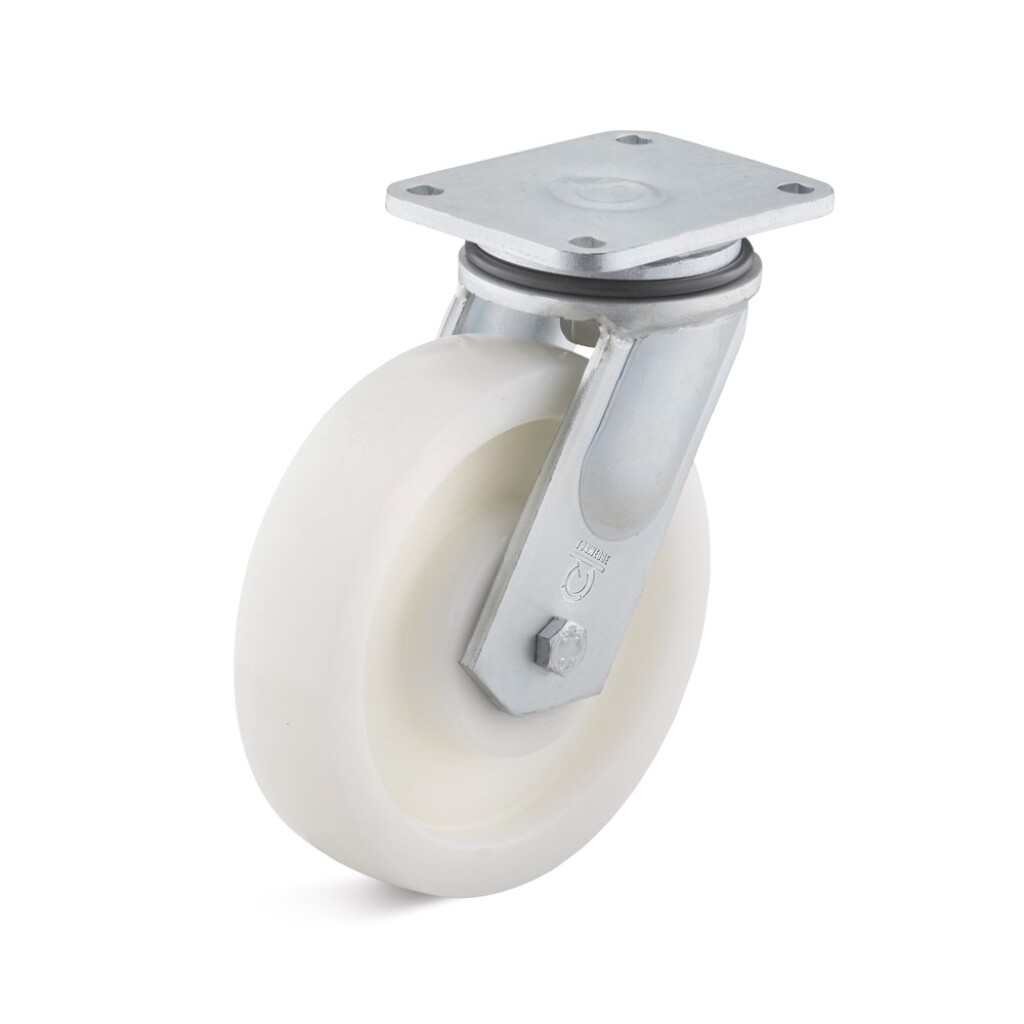 L-HB-PAH-125-K-3 TORWEGGE Zwenkwiel met plaat, polyamide 125mm