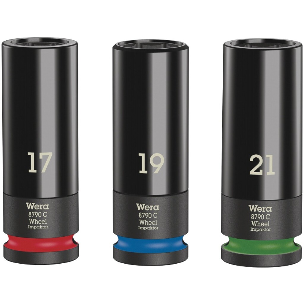 Wera Wheel Impaktor C Set 1 Doppen set, met 1/2" -aandrijving, 3-delig