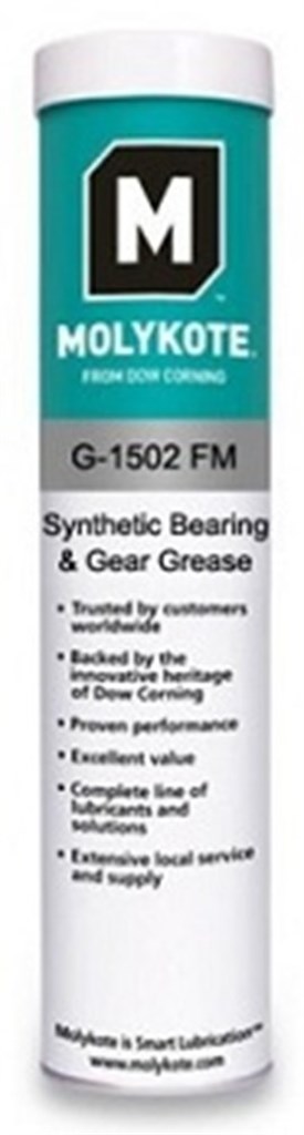 Molykote G-1502 FM Foodgrade vet, Synth. grease, Patroon 400 g