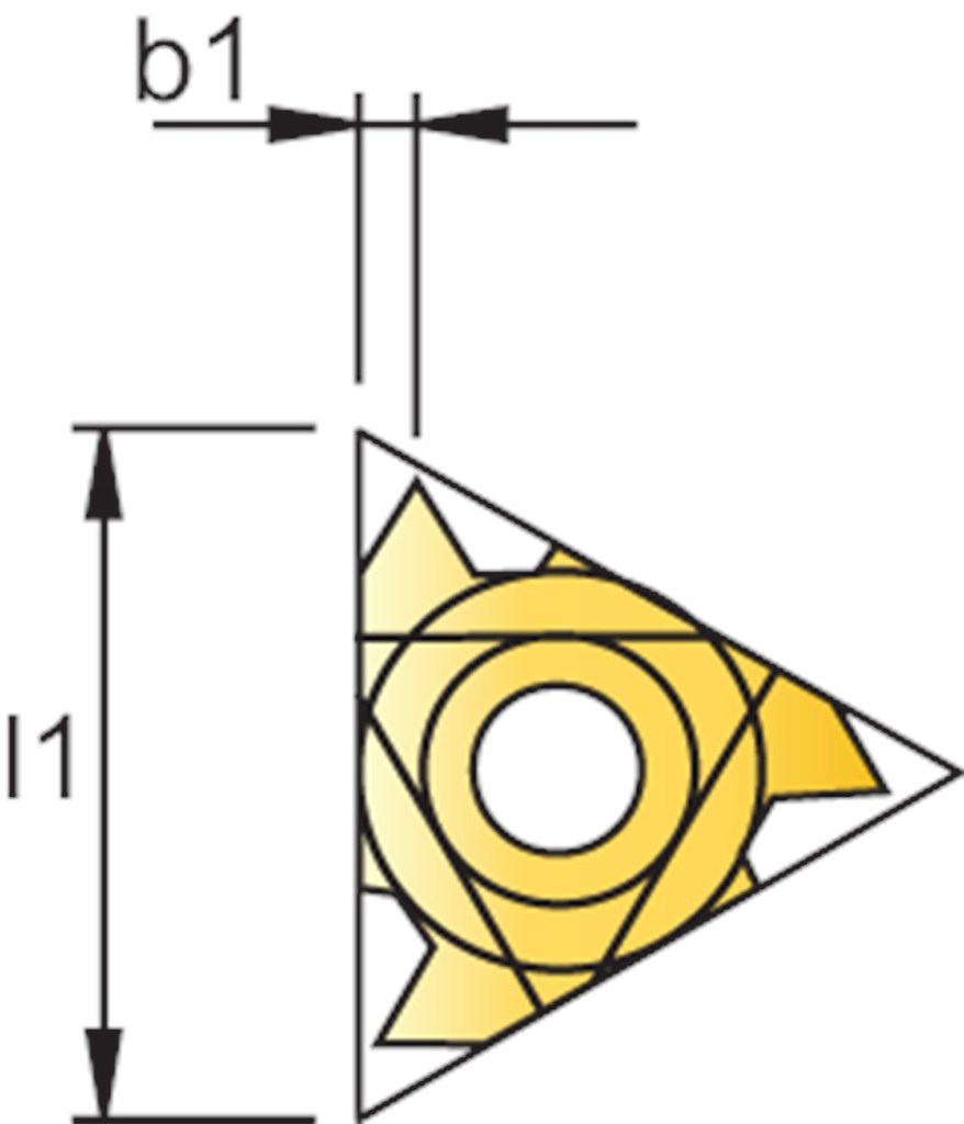 Draadsnijwisselplaat 74.190 16ER18W HC-P25M