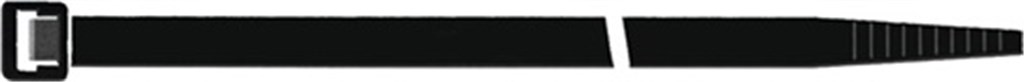 SAPISELCO Kabelbinder  polyamide zwart lengte 360mm breedte 7,5mm  100st./zak