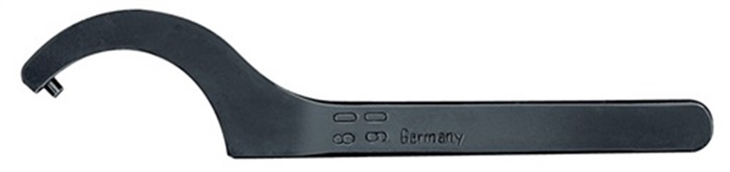 Haaksleutel met nok DIN 1810 B voor moeren-buiten-d. 80 - 90 mm Nok-D. 6,0 mm AMF