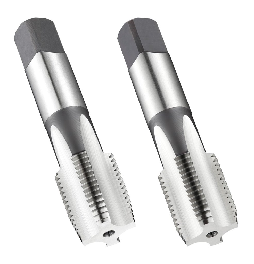 E5471.1/4NO1 Dormer ISO2284 HSS Handtap G1,1/4" bsp met rechte spaangroeven ongecoat extra lange aansnijding (NO1) voor korte doorlopende gaten