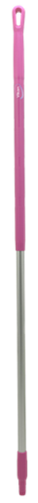 29371 Vikan Hygiene aluminium steel, 1510mm, Ø31mm, roze, ergonomisch