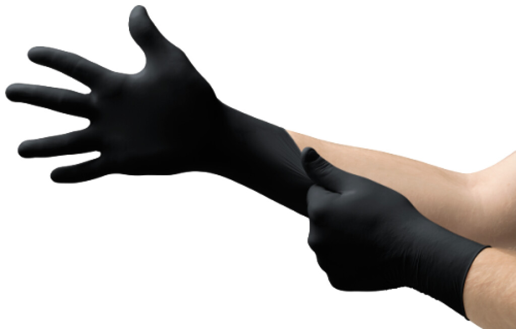 93-852 mt.2XL (10,5-11) Microflex Ansell Handschoenen zwart mt.2XL (10,5-11) Opvallende kleur verbergt vlekken voor speciale toepassingen