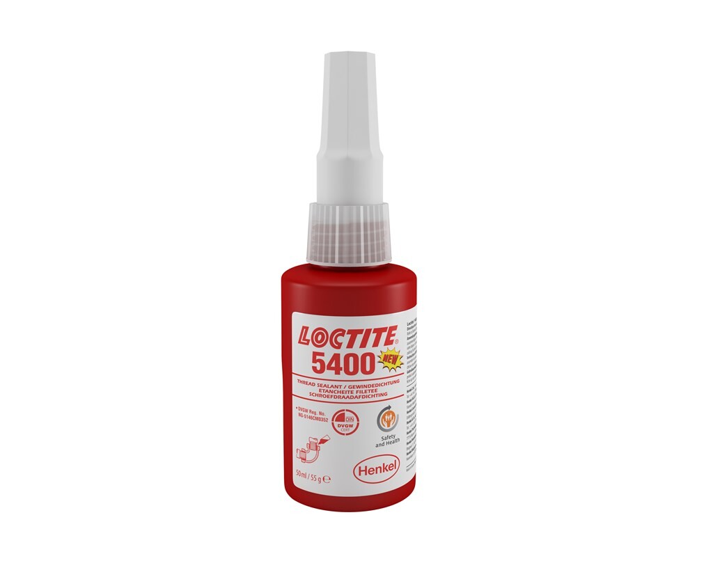 5400 (577) LOCTITE Schroefdraadafdichting, tot 3" medium sterkte Health & Safety, 50ml.