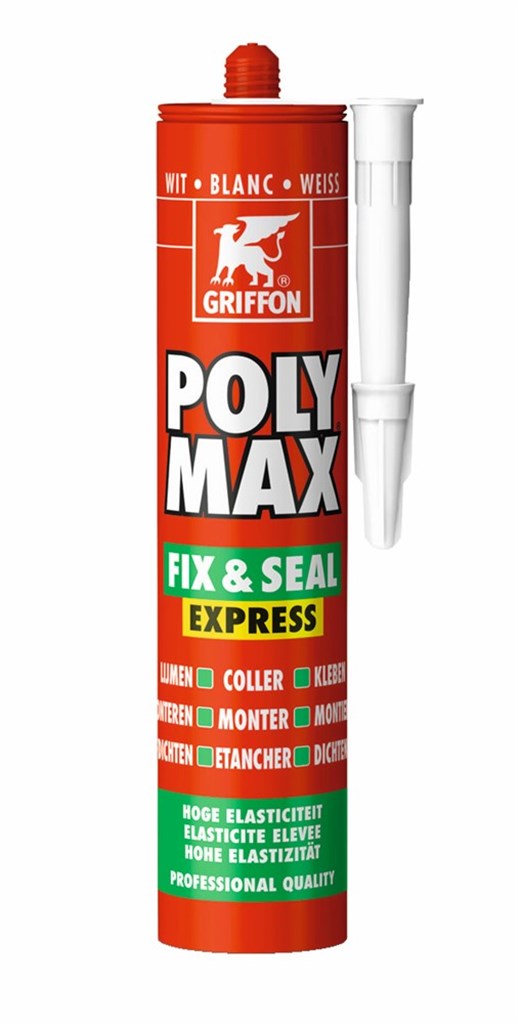 Griffon Poly Max® Fix & Seal Express Wit Koker 425 g