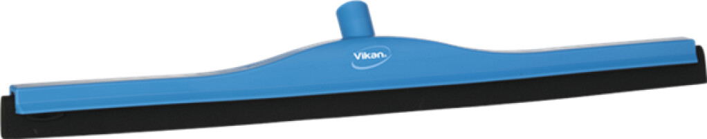 77553 Vikan Hygiene klassieke vloertrekker met vaste nek, blauw, zwarte cassette, 700mm