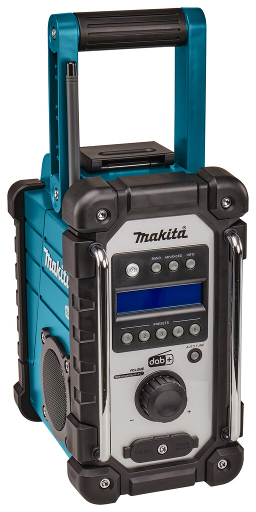 DMR110N Makita Bouwradio FM DAB/DAB+ Zonder accu's en lader, in doos