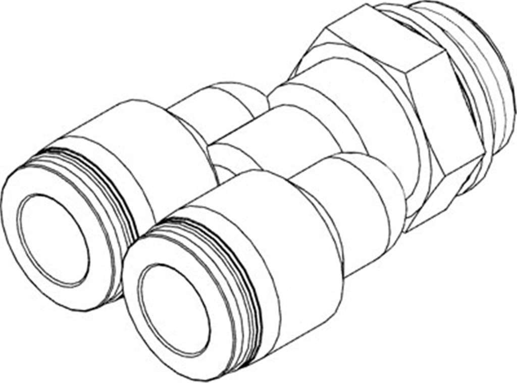 QSY-1/2-10 Festo 133196 Y-insteekschroefkoppeling