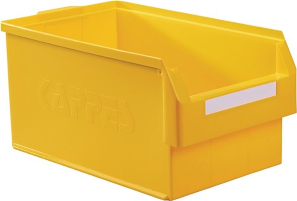 KAPPES Magazijnbak  PE geel L500xB300xH250mm