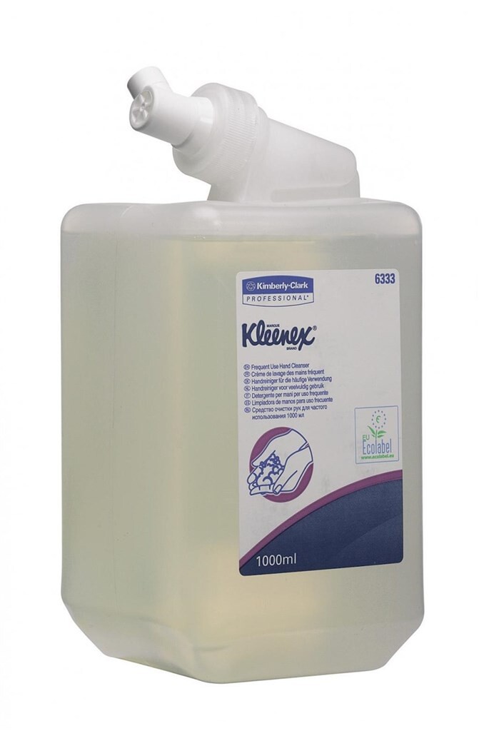 Kleenex® Handreiniger voor Frequent Gebruik 6333, Helder/geurloos, 6x1 l (6 liter in totaal) 