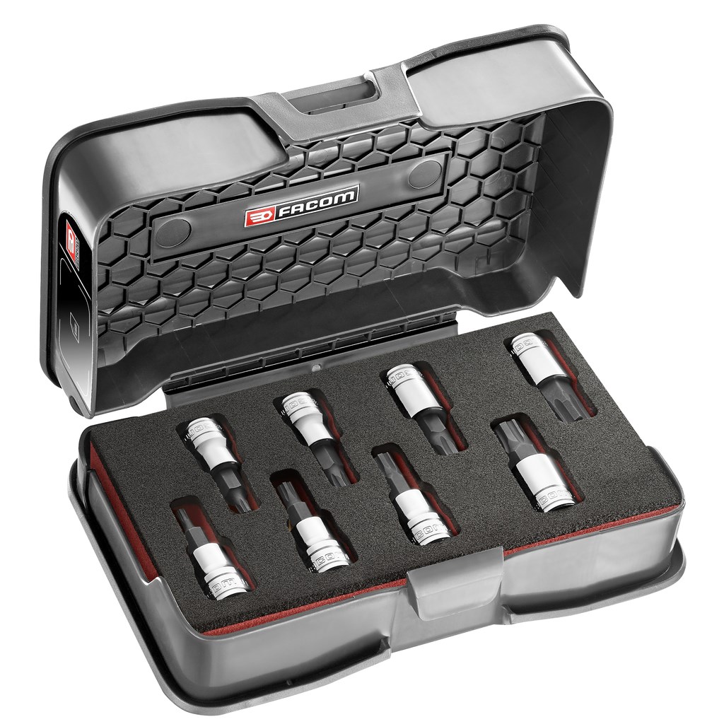JTM.J8MGRPPB Facom doppendoos 8-delig 3/8 "x3-4-5-6-7-8-10-11mm OGV GRIP