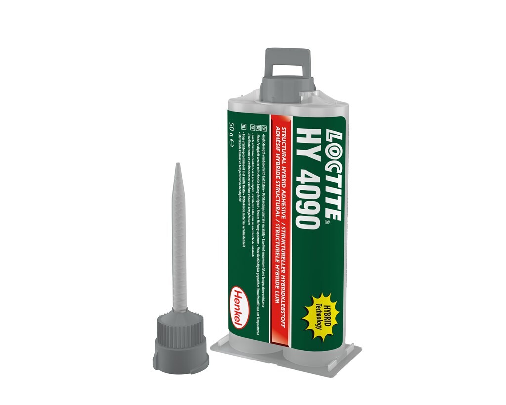 HY 4090 Loctite Snellijm , Structureel , Hybrid Technology (incl 5. nozzles), 50gr.
