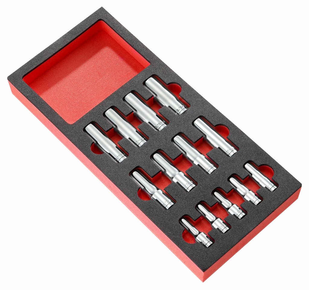 MODM.HLA FACOM Module van foam lange 6-kantdoppen