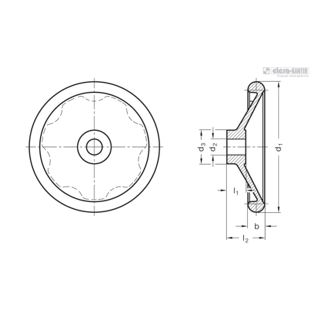 din-3670-315-b30-elesa-schijfhandwiel-bi00137